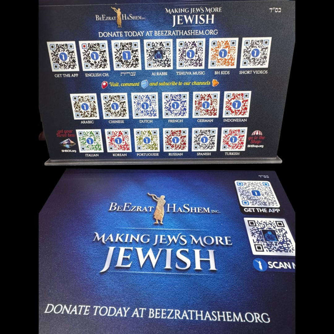 Multi Lingual Shiur Torah Cards